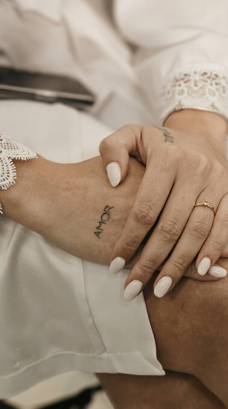 Tatuagem fineline autoral de traço fino